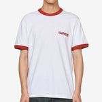 Ringer T-Shirt White | Red