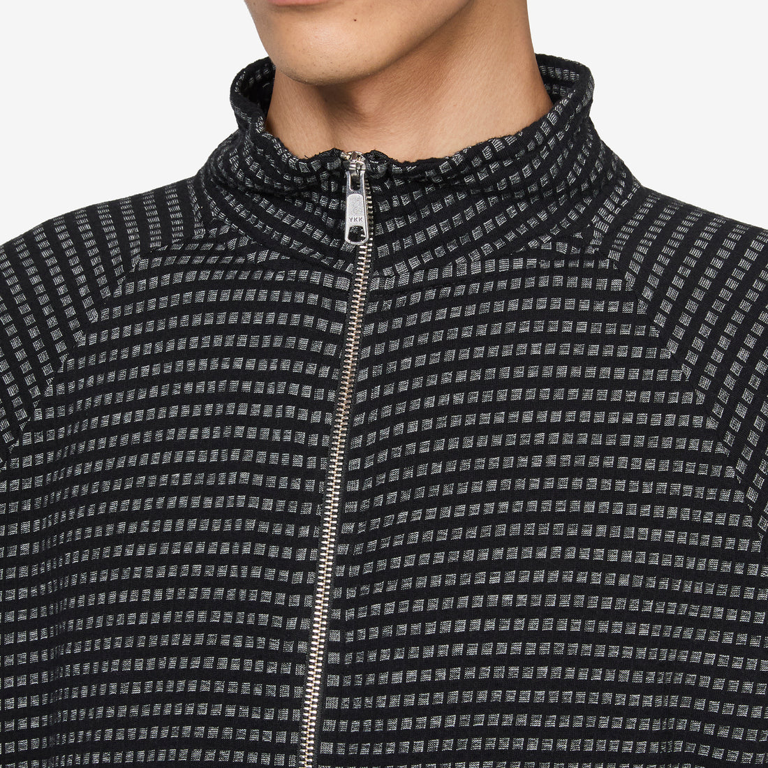 Leisure Zip Up Black Experienced Check Jumpers