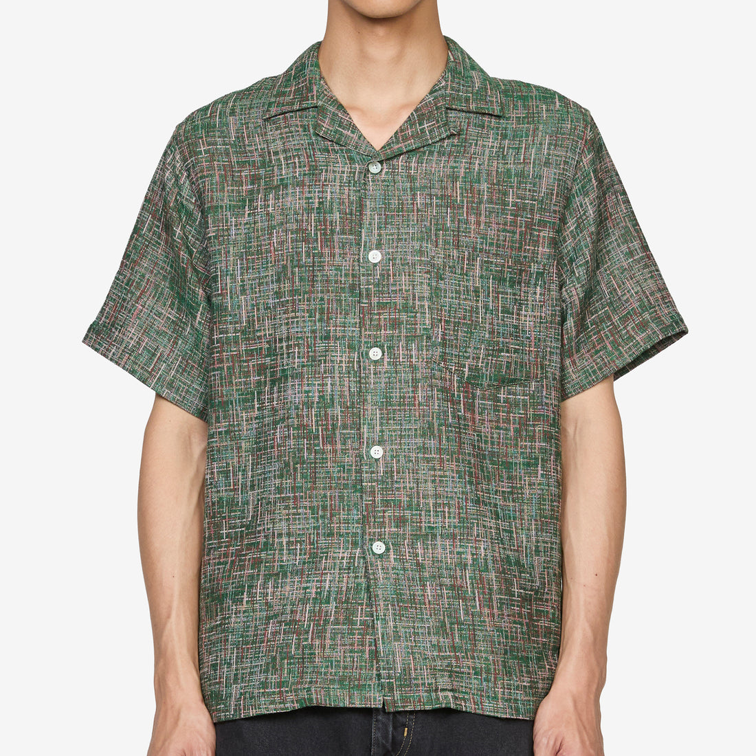 Summer Boucle Shirt Green Shirts