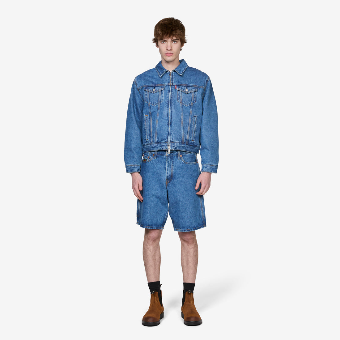 Sky High Farm x Trucker Jacket Mid Stone Jackets