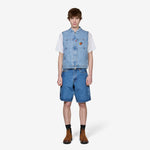 Sky High Farm x Baggy Utility Shorts Mid Stone