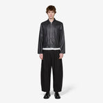 Mini Jacket Worker Lacquer Black Mirror Tencel