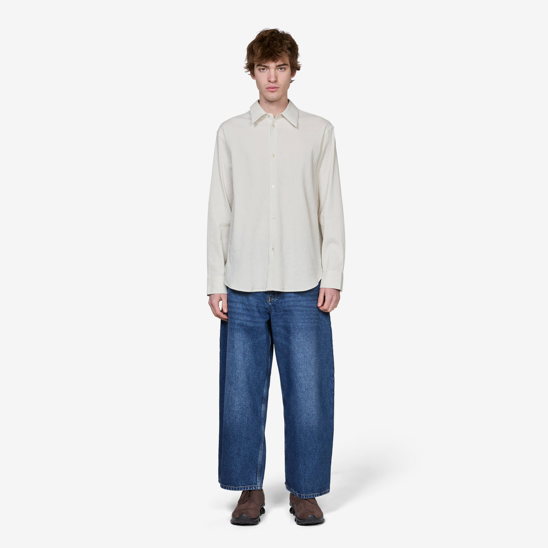 View Shirt Parchment | Black Stripe Shirts