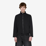 Shrunken Fullzip Black Athletic Rib