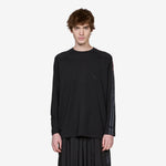 Y-3 Oversized Gradient Stripes Longsleeve T-Shirt Black