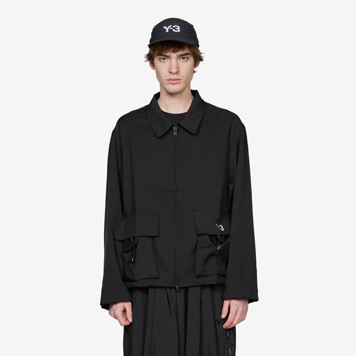 Y-3 Sport Uniform Blouson Black Front