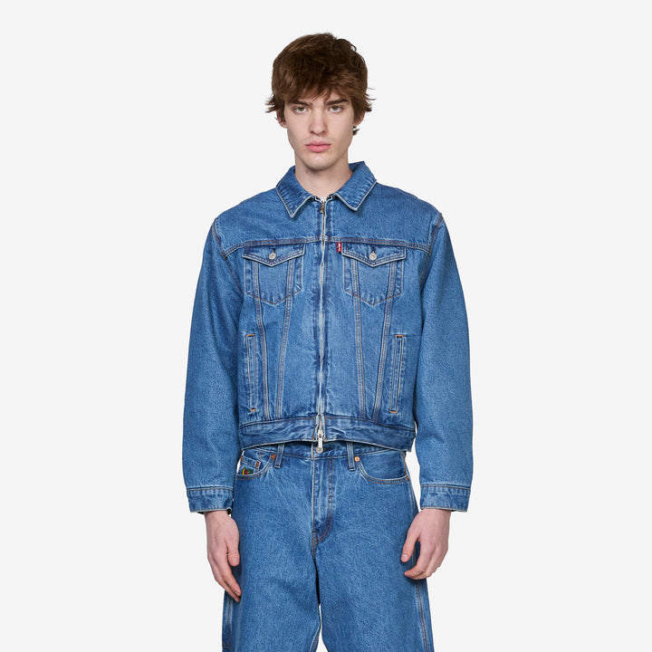 Sky High Farm x Trucker Jacket Mid Stone