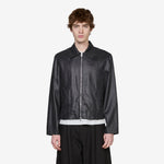 Mini Jacket Worker Lacquer Black Mirror Tencel