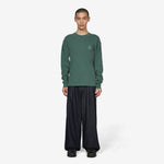 Longsleeve Vista Waffle T-Shirt Dark Scarab Garment Dyed