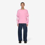 Skyline Waffle Longsleeve Shirt Pink