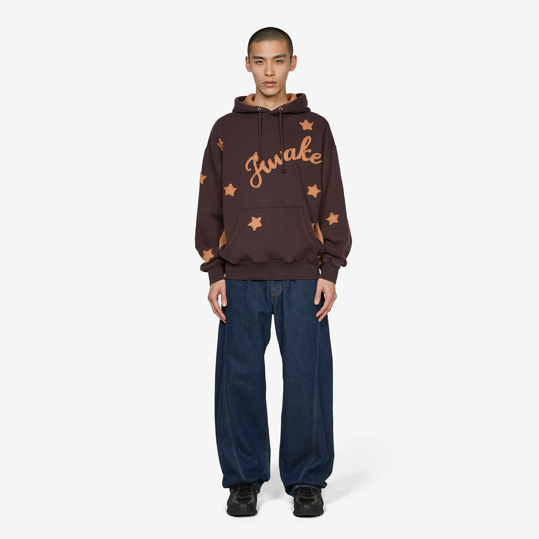 Starry Hoodie Brown Jumpers