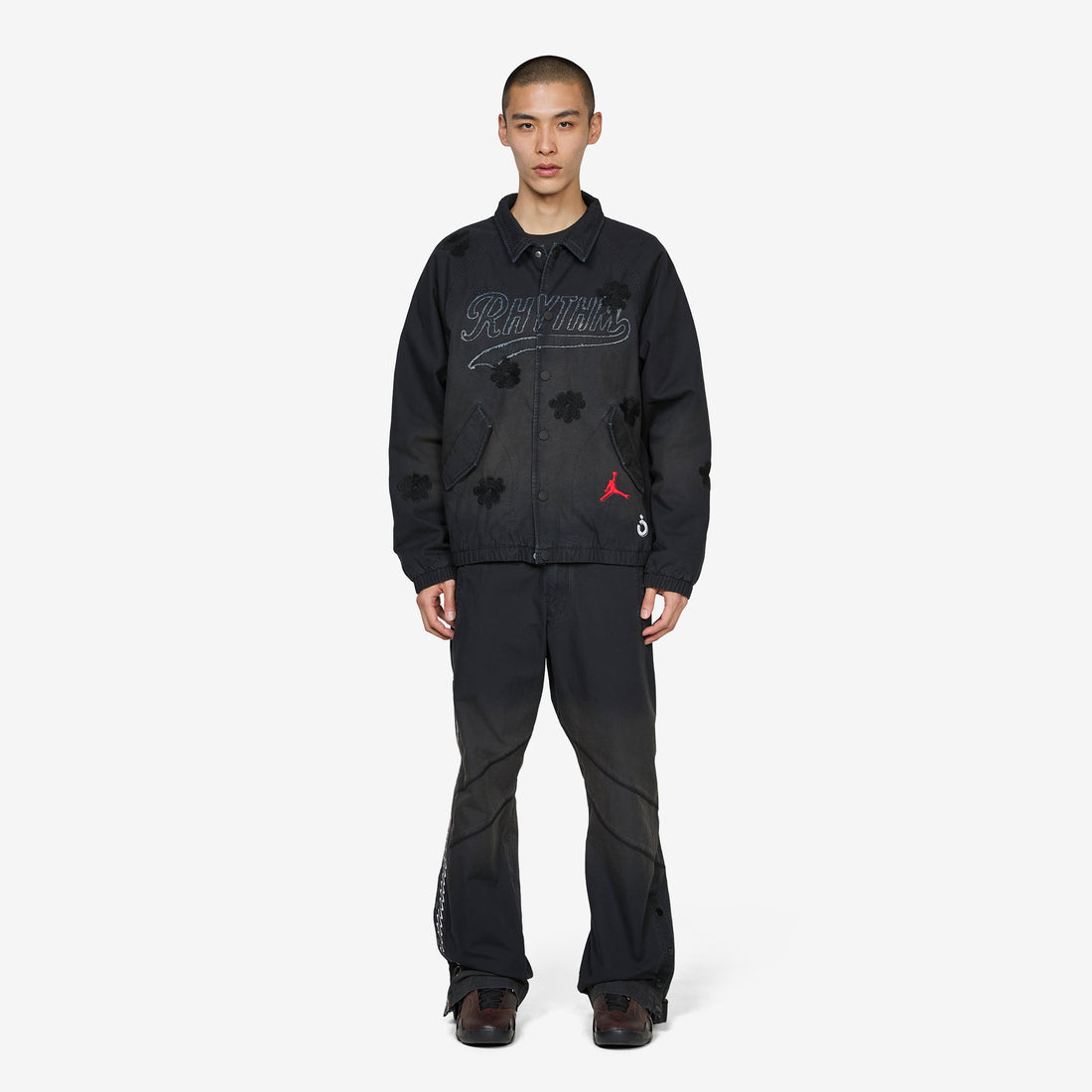 NOMARHYTHM TEXTILE x Bomber Jacket Black | University Red | White Jackets
