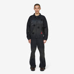 NOMARHYTHM TEXTILE x Bomber Jacket Black | University Red | White