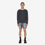 MothTech™ Waffle Long T-Shirt Aged Black