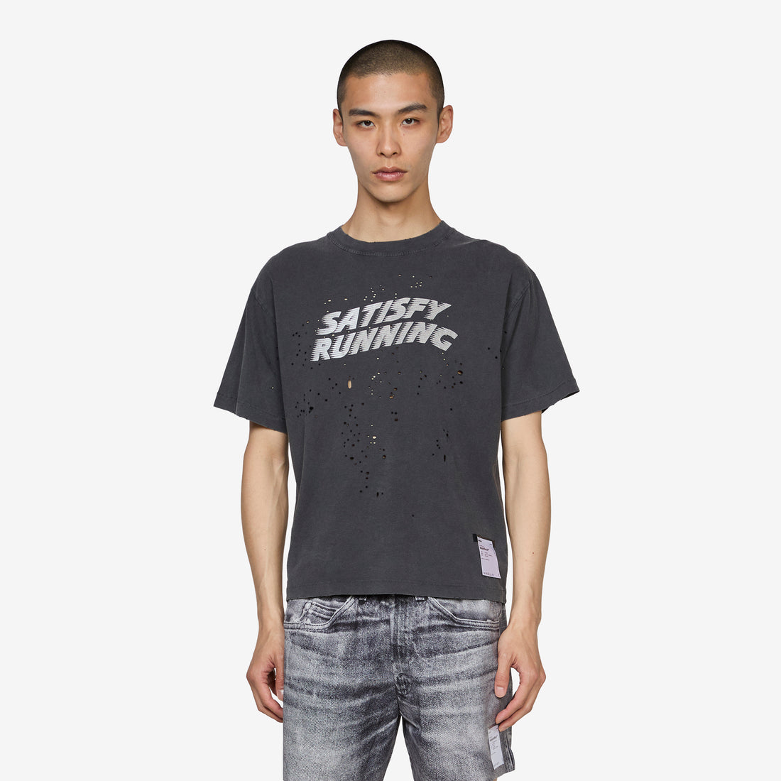 MothTech™ T-Shirt Aged Black Pochoir Tees