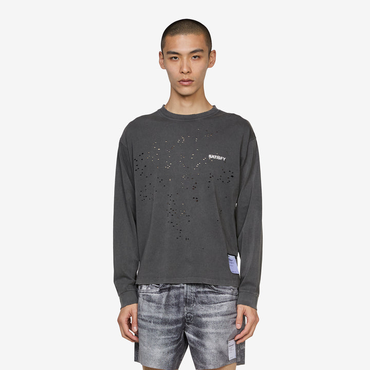 MothTech™ Long T-Shirt Aged Black SAB Front