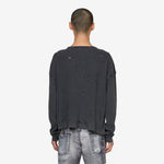 MothTech™ Waffle Long T-Shirt Aged Black
