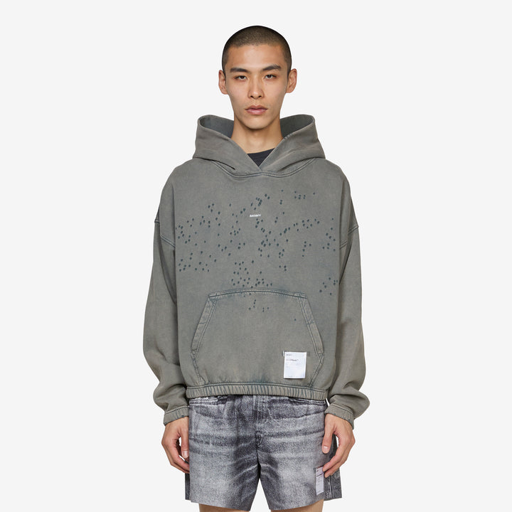 MothTech™ Hoodie Faded Black Front