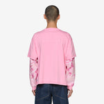 Skyline Waffle Longsleeve Shirt Pink