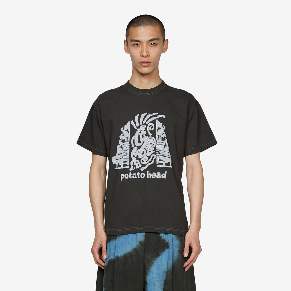 Gapura Plant-Dyed T-Shirt Black Tees