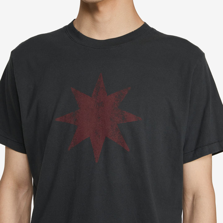 Star Tide T-Shirt Black | Red