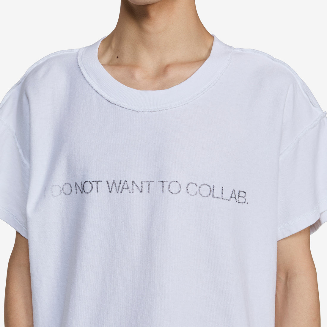 I Do Not Want To Collab T-Shirt White Tees