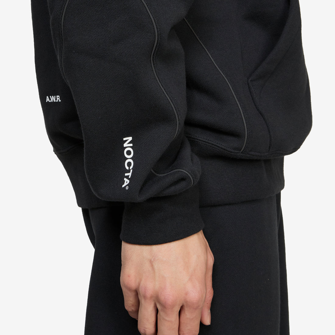 NOCTA Fleece CS Hoodie Black | White Jumpers