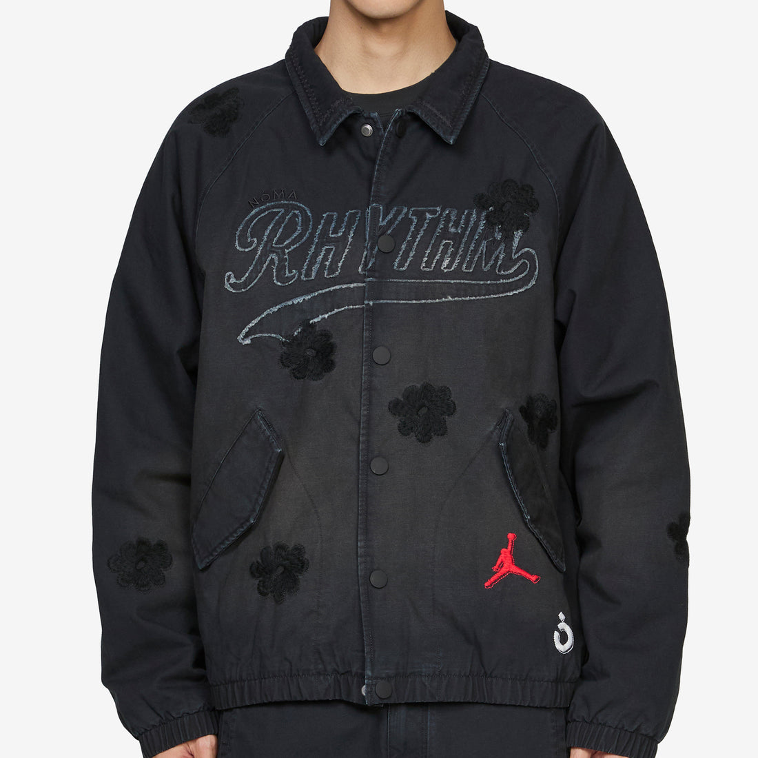NOMARHYTHM TEXTILE x Bomber Jacket Black | University Red | White Jackets
