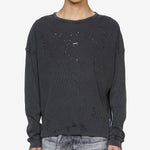 MothTech™ Waffle Long T-Shirt Aged Black