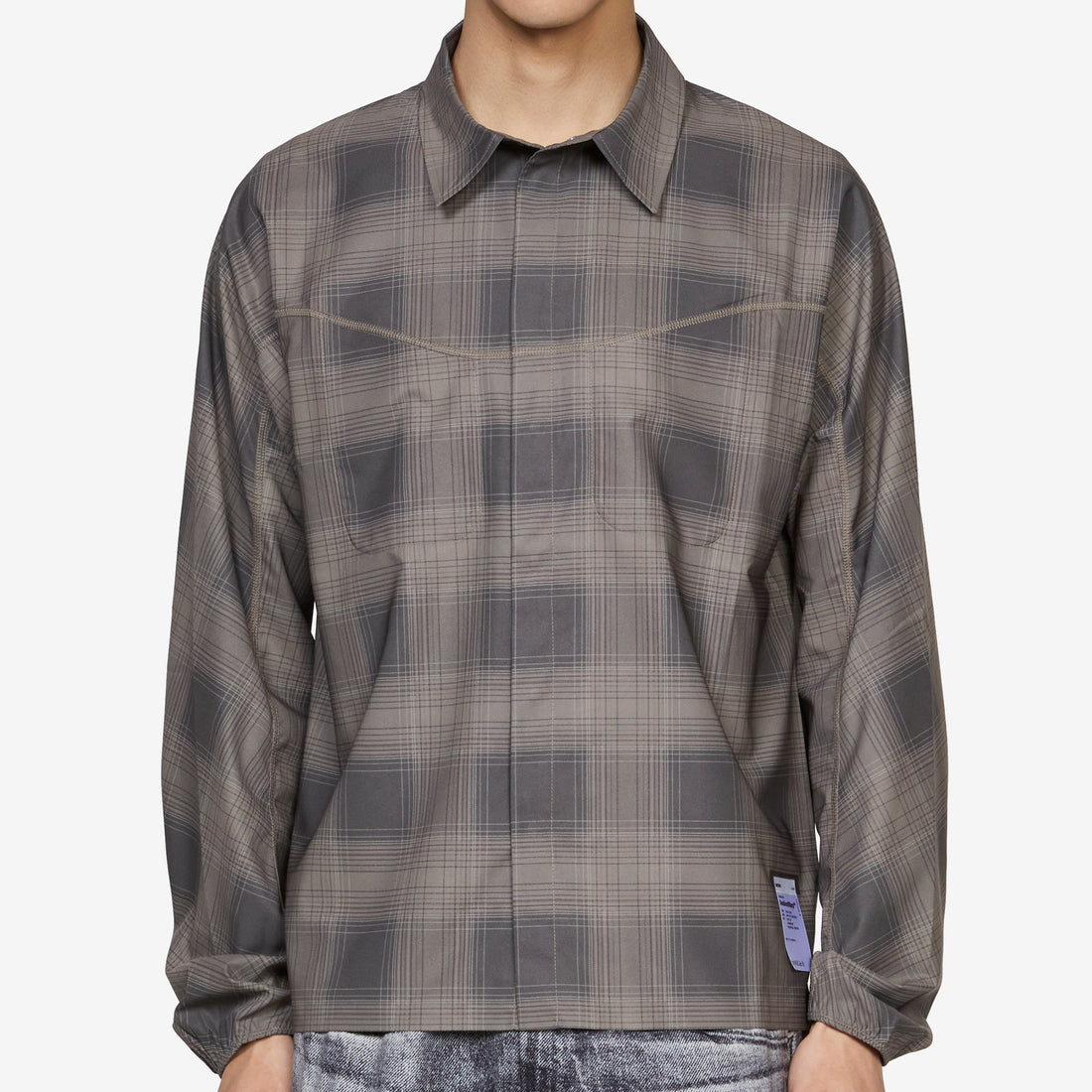 AmbientWarp™ River Shirt Check Green Shirts