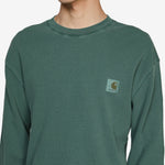 Longsleeve Vista Waffle T-Shirt Dark Scarab Garment Dyed