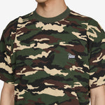 Waffle Script Logo T-Shirt Woodland Camo