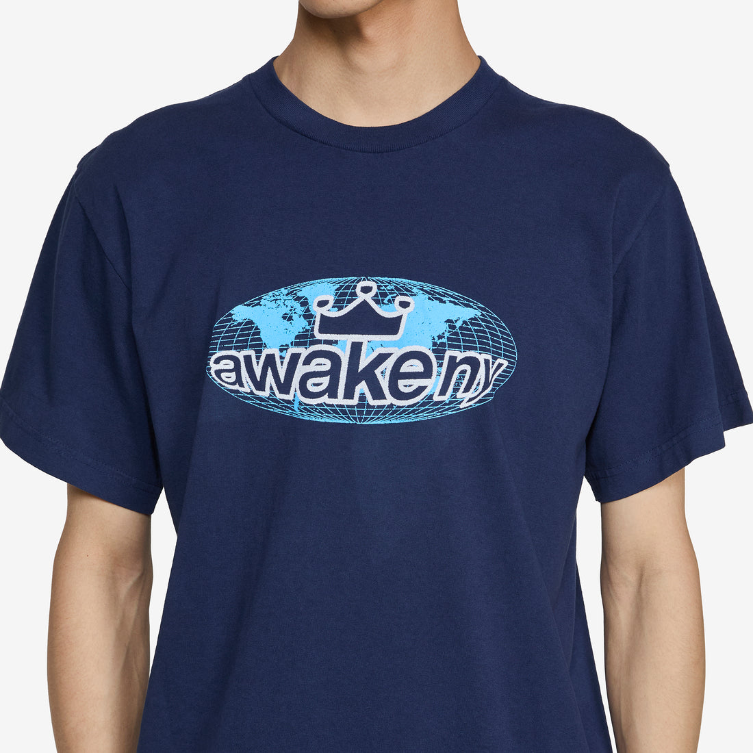 Worldwide Static T-Shirt Navy Tees