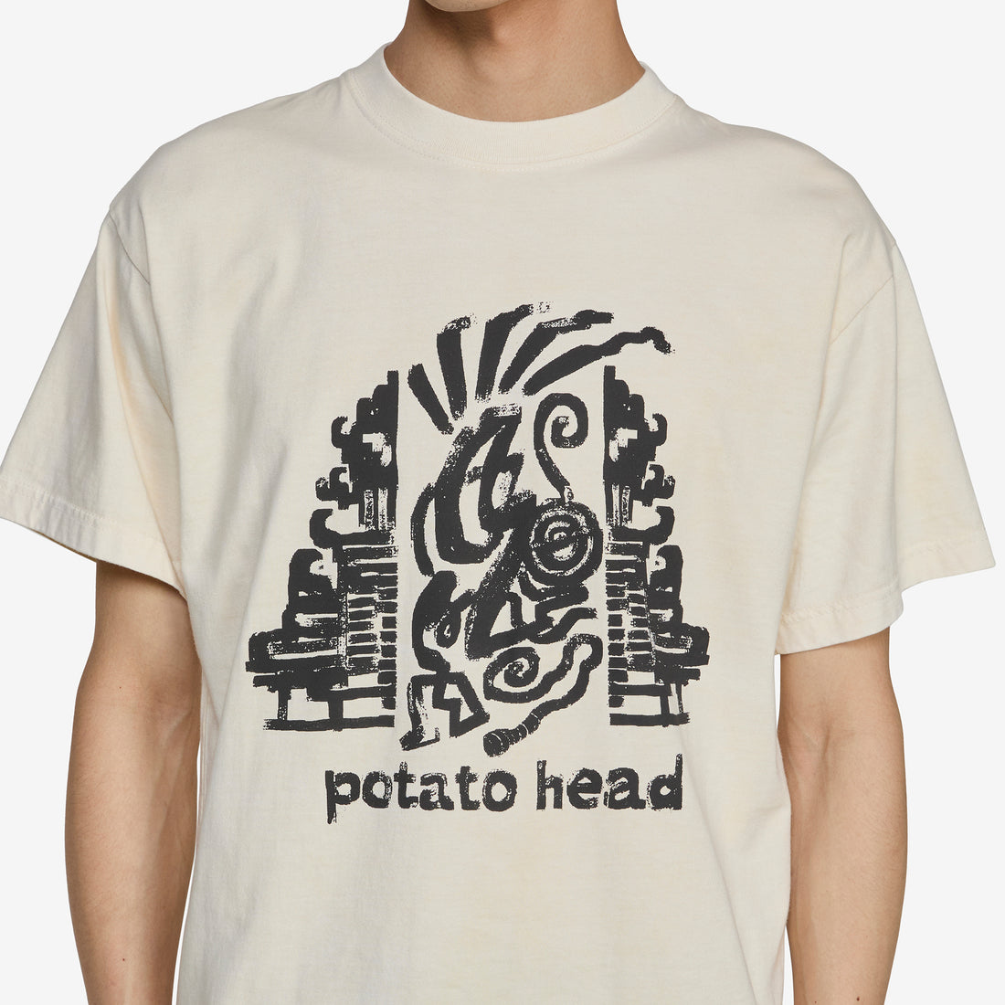 Gapura Plant-Dyed T-Shirt Natural Tees