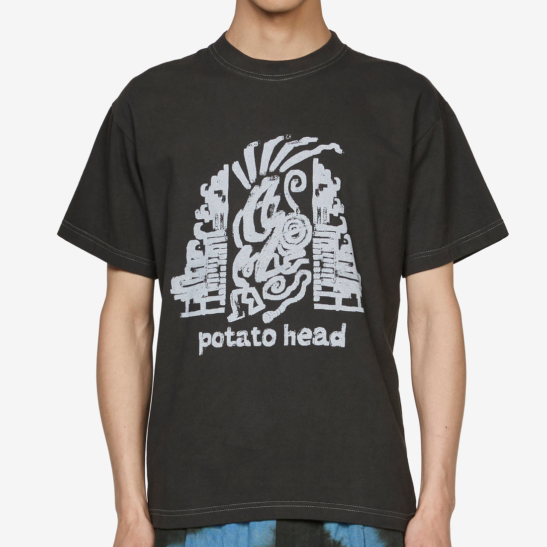 Gapura Plant-Dyed T-Shirt Black Tees