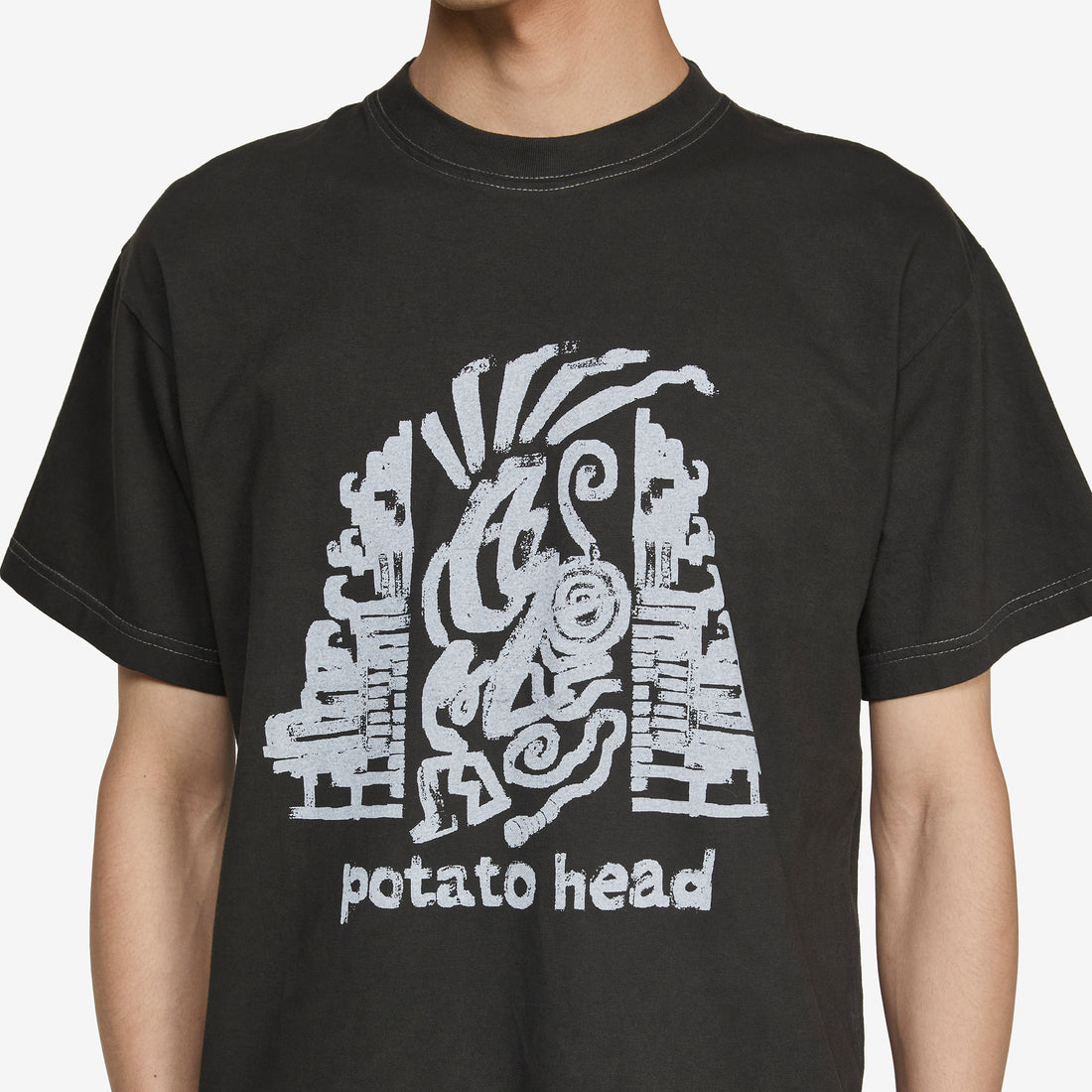 Gapura Plant-Dyed T-Shirt Black Tees