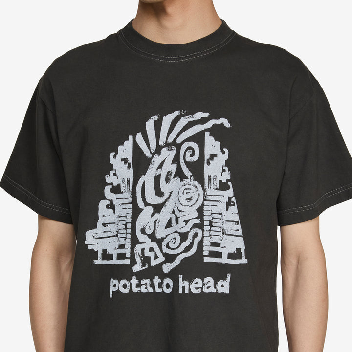 Gapura Plant-Dyed T-Shirt Black