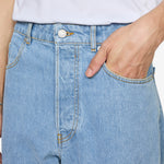 Straight Leg Jeans Light Blue