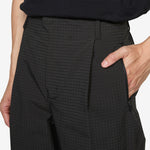 Waypoint Ripstop Pleated Trouser Charcoal Black