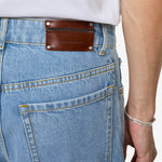 Straight Leg Jeans Light Blue