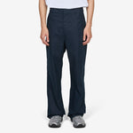 Path Linen Cotton Mixed Trouser Dark Navy