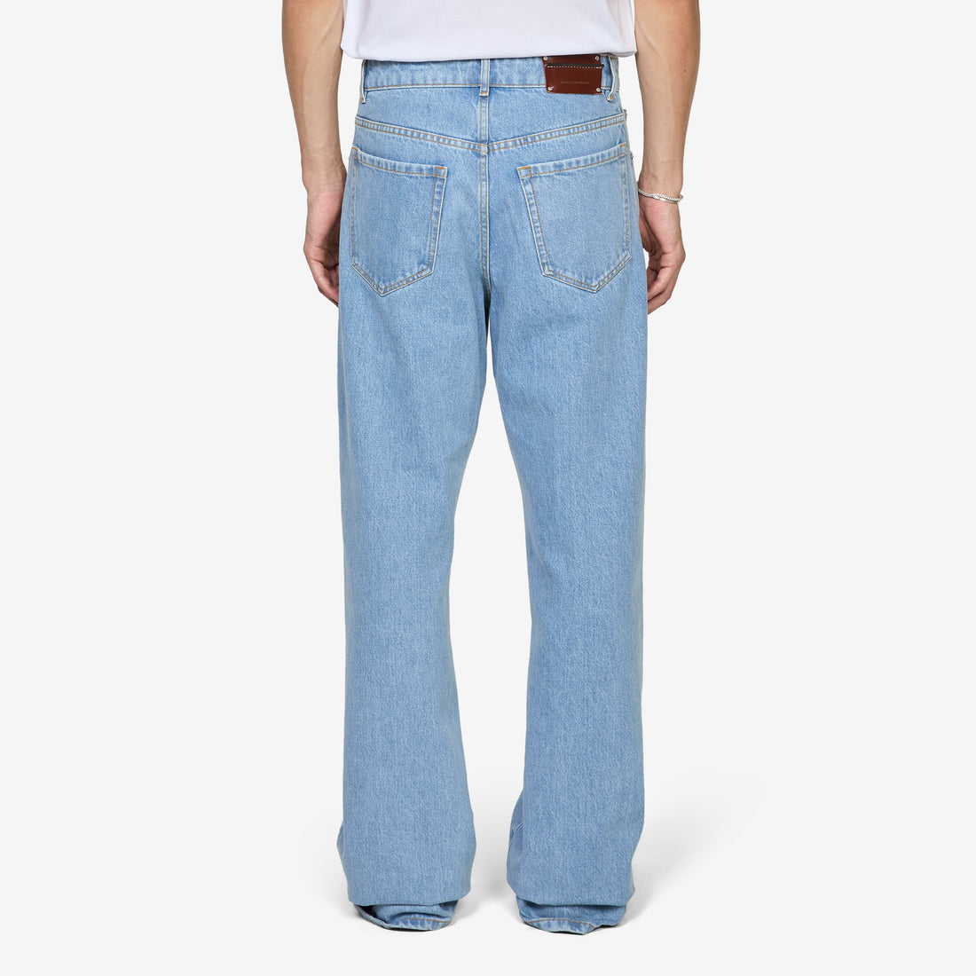 Straight Leg Jeans Light Blue Pants