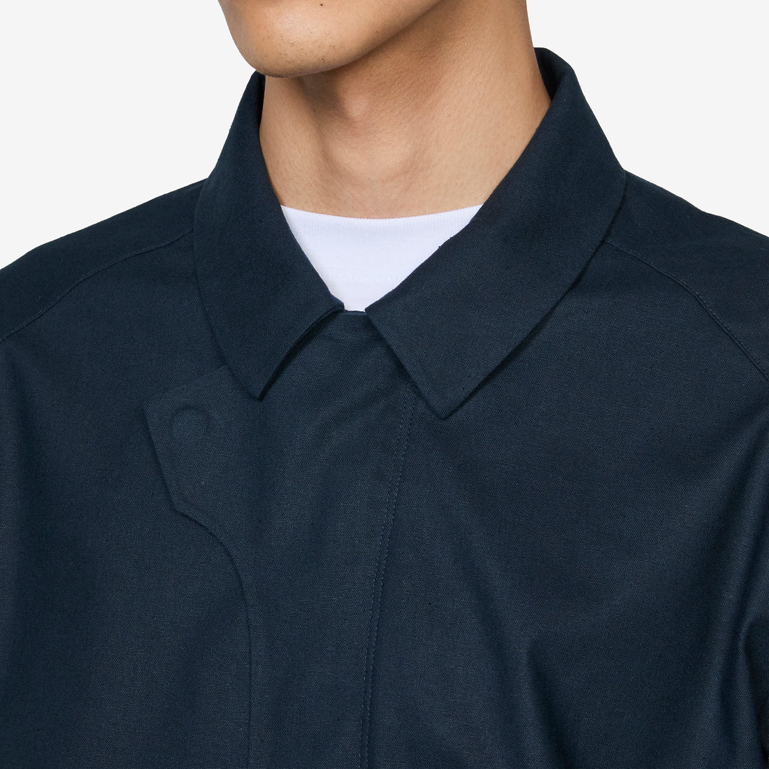 Waypoint Linen Cotton Mixed WP Jacket Dark Navy Jackets