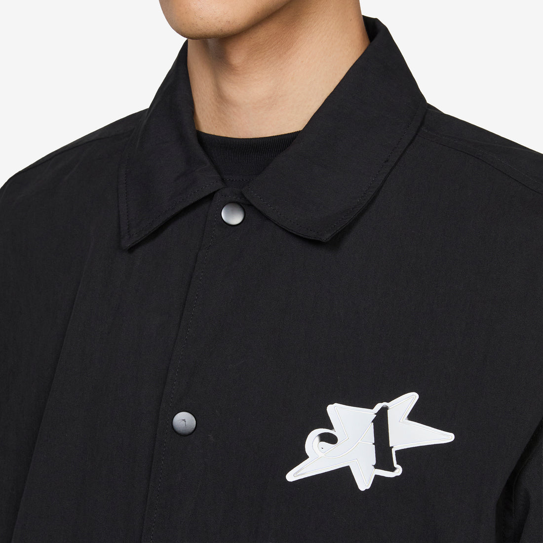 L.E.S Community Coaches Jacket Black Jackets