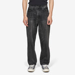 Vintage Washed Baggy Denim Pants Black