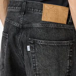 Vintage Washed Baggy Denim Pants Black