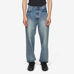 Vintage Washed Baggy Denim Pants Navy