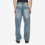 Vintage Washed Baggy Denim Pants Navy