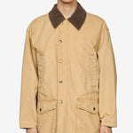 Padding Duck Crushed Long Coat Beige