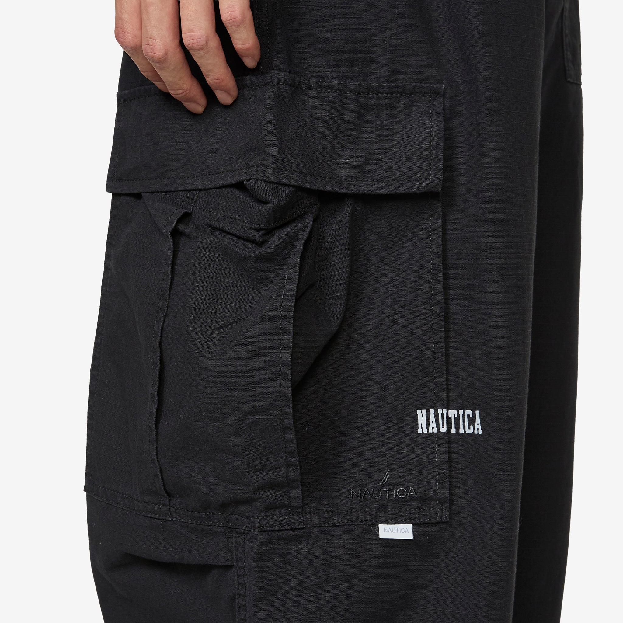 Super Wide Curve Cargo Pants Black – Above The Clouds